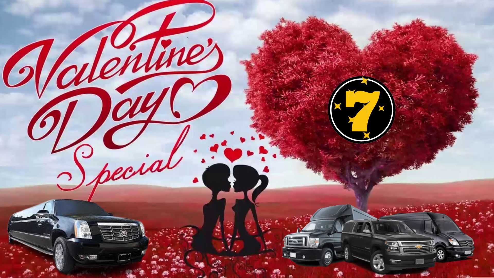 Long Island limo service on Valentines Day