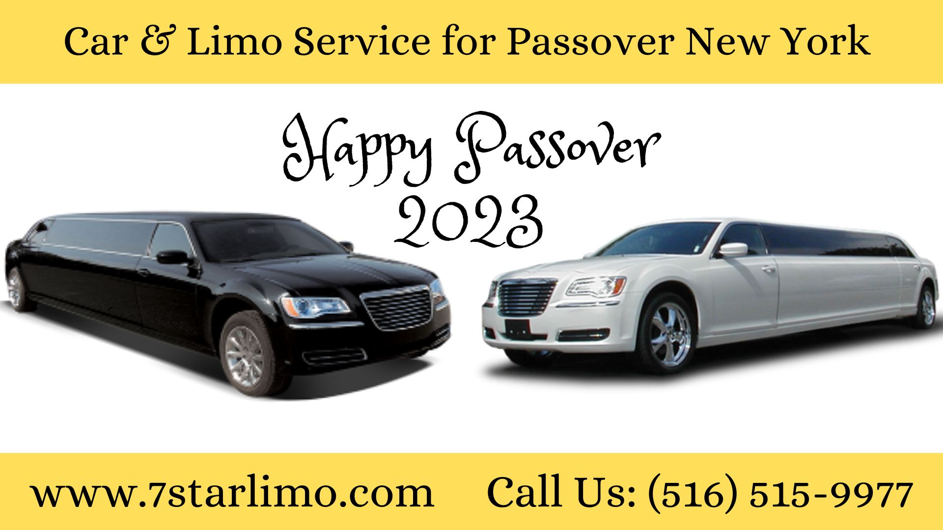 Happy Passover Limo Service NY